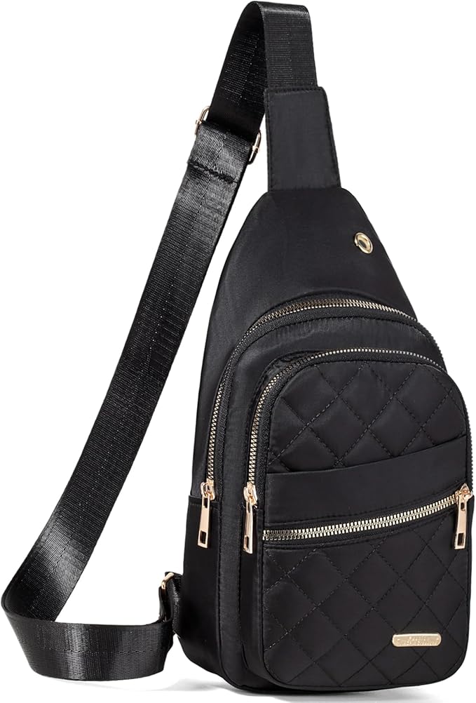 Banelu Small Sling Bag Crossbody Sling Backpack for Women Trendy, Small Crossbody Purse Cross Body Bag for Hiking Traveling