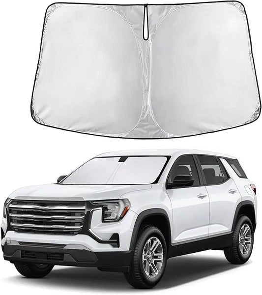 Autovir Windshield Sun Shade Fit for 2018-2023 2024 2025 Gmc Terrain Sunshade, Front Car Window Shades Sun Visor, Blocks UV Rays & Heat, Car Accessories