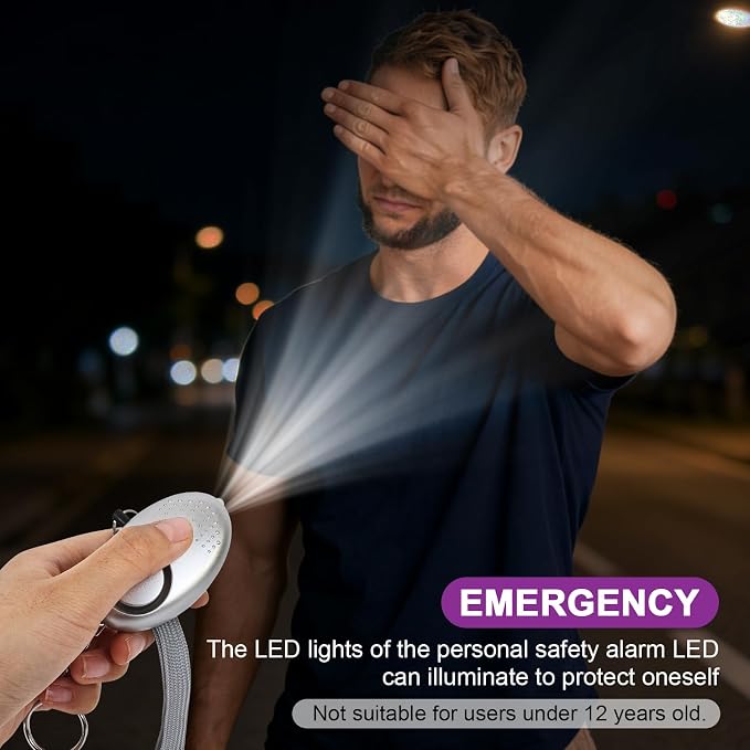 20 Pack Personal Alarms for Women, Keychain Sound Safety Alarm, Portable Personal Alarms Bulk for Travel & Home