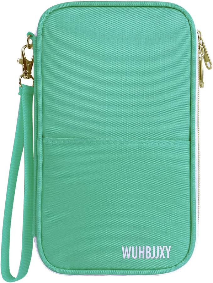 Secure,Practical, Valuable RFID Family Passport holder, Travel wallet, Travel document manager, Three-layer Design, Strong Storage Function