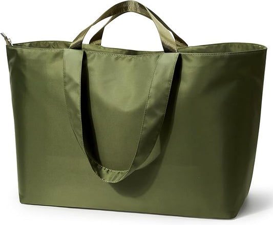 KALIDI 60L Extra Large Duffle Bag, Beach Tote Zipper Utility Oversized Weekender Carrier Travel Shopping Reusable Grocery Bag