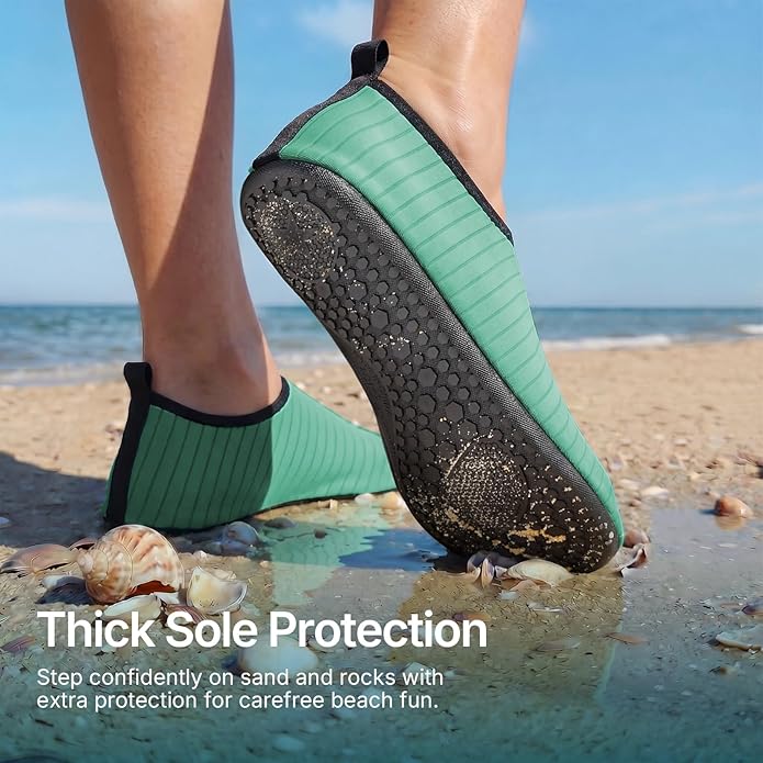 Water Shoes for Women Men Quick-Dry Aqua Socks Swim Beach Outfits Barefoot Yoga Exercise Wear Sport Accessories Pool Camping Must Haves River Hiking Adult Youth Size