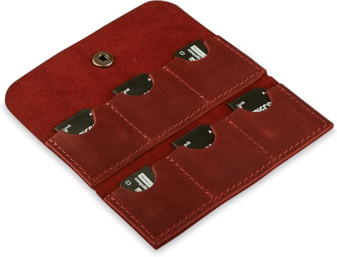 Leather SD Card case