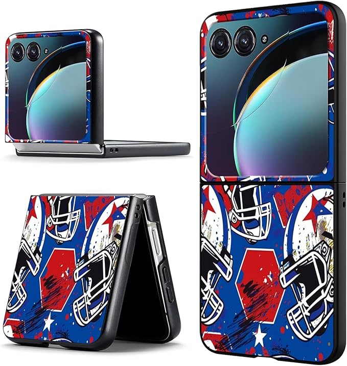 for Motorola Razr Plus 2025 Case,for Razor Plus 2025 Phone Case Cute Slim Hard PC Ultra-Thin Anti-Scratches Shockproof Protective Cover,Colorful Baseball Hat