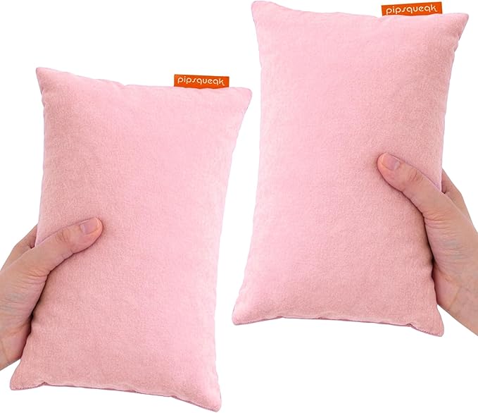 Pipsqueak Microfiber Pillow - Small, Mini, Tiny - 11 x 7 in - Perfect for Travel, Cars, Airplanes, Camping, Dogs, Toddlers, Kids, Lumbar, Knees and Neck - Ages 2 Yrs and Up