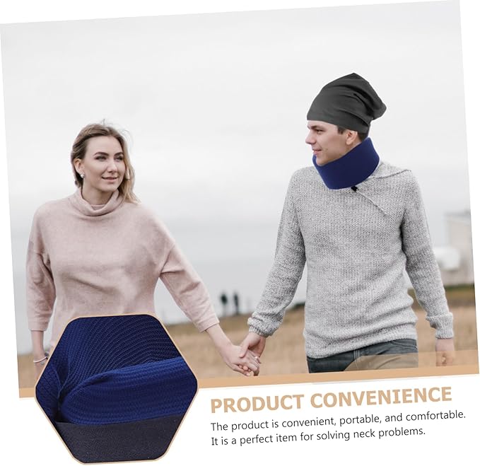 Comfortable Adjustable Neck Brace Skin-Friendly Sponge Support for Neck Breathable Design Suitable for for Rest and Relaxation