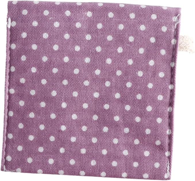 Women Sanitary Napkin Organizer Polka Dot Menstrual Pouch Portable Pad Holder Small Travel Toiletry Bag for Bathroom and Everyday Use