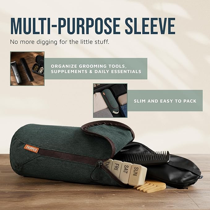 Toiletry Bag Kit Set: Hanging Travel Toiletry Bag + 311 TSA Cosmetic Liquid Bag + Ultralight Accessory Organizer Pouch