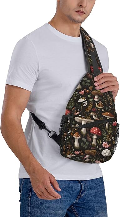 Sling Backpack Unisex Crossbody Chest Bag Shoulder Chest Bag For Women Men Hiking Travel