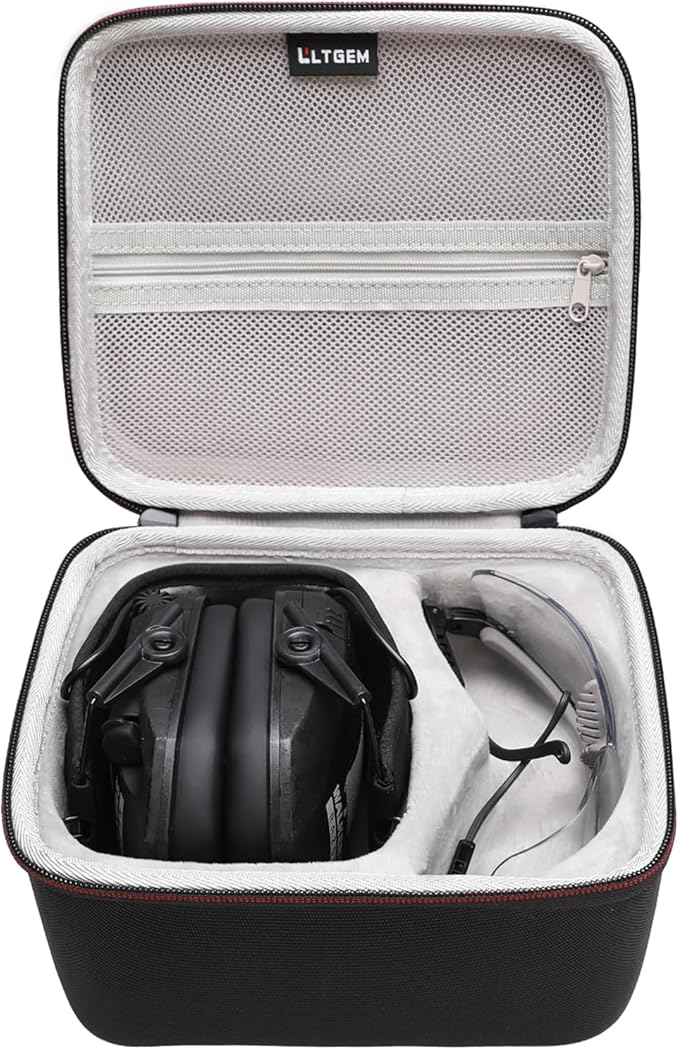 LTGEM Case for Walker's Razor Slim Ear Muffs - Hard Storage Travel Protective Carrying Bag