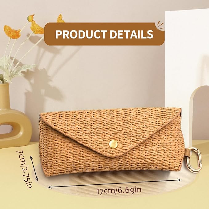 eyeglasses bag Soft Glasses bag, Portable Squeeze Top Sunglasses Case Travel for Women Girls