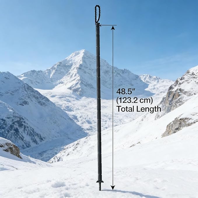 Trekking Pole Tactical Walking Stick, Multifunctional Aluminum Collapsible Survival Hiking Pole with Storage Bag for Women Men Seniors Camping Backpacking