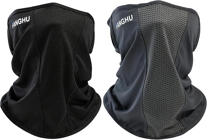 Summer UV Sun Protection Neck Gaiter for Men Women Cooling Breathable Face Mask Cover for Cycling Hiking