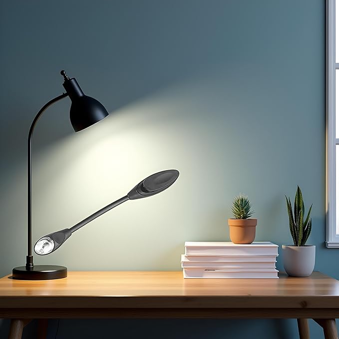 Black Mini Flexible Clip-on Bright Booklight Led Travel Book Reading Lamp White Light Hot Book Night Light Book Lights