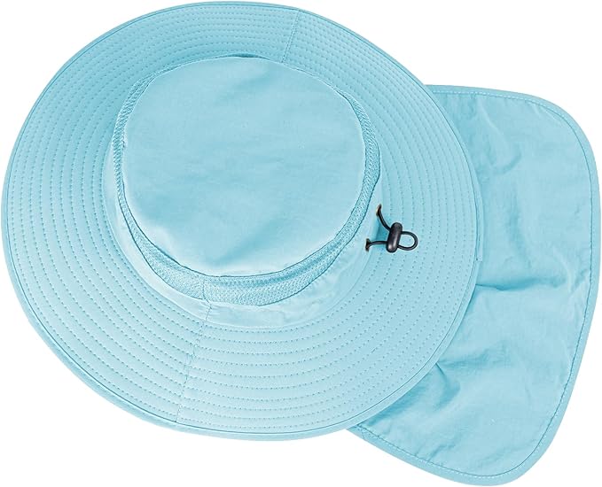 Sun Hats for Men Women Fishing Hat UPF 50+ Breathable Wide Brim Bucket Hats Summer UV Protection Safari Hat with Neck Flap