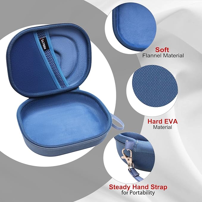 LTGEM Case Compatible with JBL Tune 770NC / 510BT / 720BT / 520BT / 520C / 670NC, for JBL Live 770NC / 670NC / 680NC / 780NC Headphones, Blue