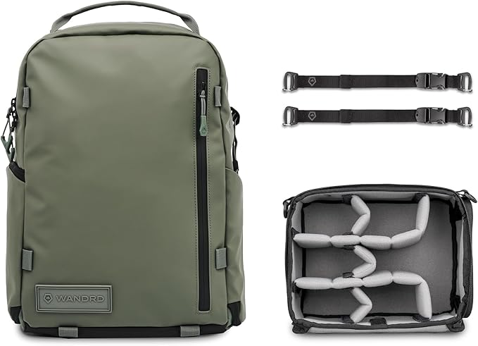 WANDRD PRVKE Zip 31L V4 Photography Bundle – Weatherproof Travel Camera Backpack with Essential Camera Cube and Laptop Sleeve