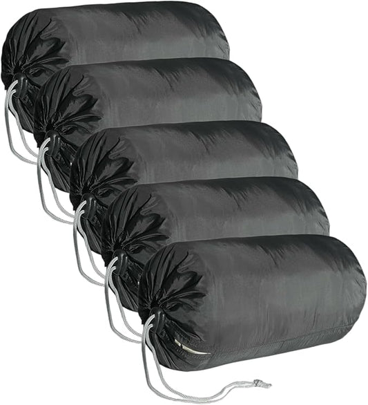 Ultralight Nylon Drawstring Bag Travel Storage Bag 5 Pcs