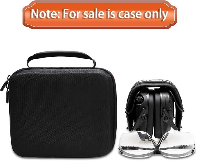 LTGEM Case for Walker's Razor Slim Ear Muffs - Hard Storage Travel Protective Carrying Bag