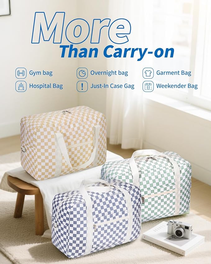 For Spirit Airlines Personal Item Bag Foldable Travel Duffel Bag Tote Carry on Luggage Duffle Overnight for Women and Men