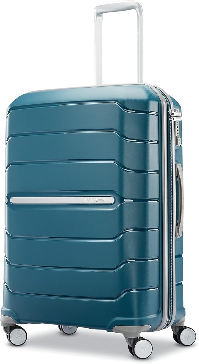 Samsonite Freeform Hardside 24-Inch Spinner (Dark Teal, Checked-Medium 24-Inch)