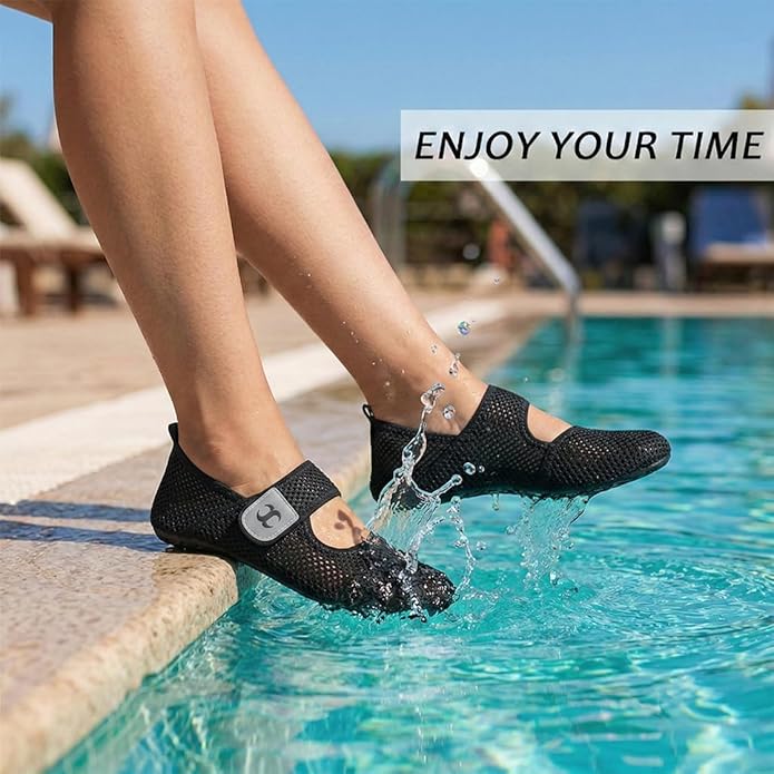 Water Shoes for Women Men Barefoot Beach Swim Aqua Socks Summer Wide Slides Sandals Quick Dry Pool River Sea Sock Shoes
