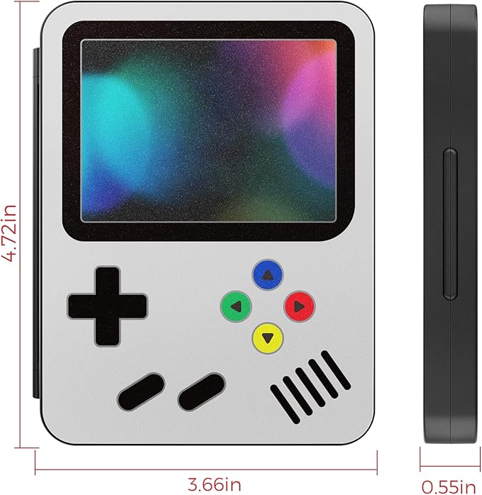 HEIYING Switch Game Card Case for Nintendo Switch 2/ OLED / Lite,Custom Pattern Memory Games Holder Case with 16 Game Card Slots and 16 Micro SD Cards Slots