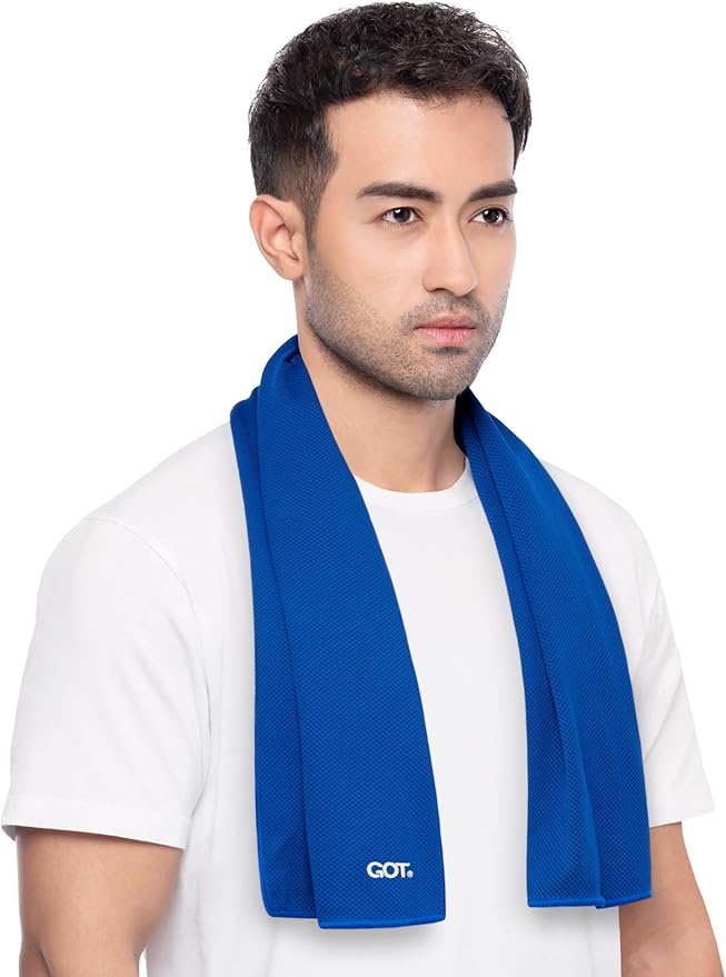 GOT Sports Cooling Towel (40" x 12") – Instant Cooling Neck & Face Wrap, Sweat Towel for Gym, Workout, Running & Extreme Heat