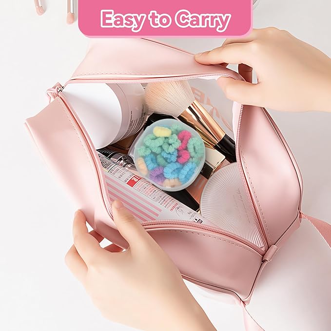 10-Pack Cotton Round Holder Travel Case, Portable Cotton Pad Holder with Snap Lids, Compact Toner Pad Travel Case for Makeup Remover Pads, Skincare Organizer for Purse, Gym, Bathroom