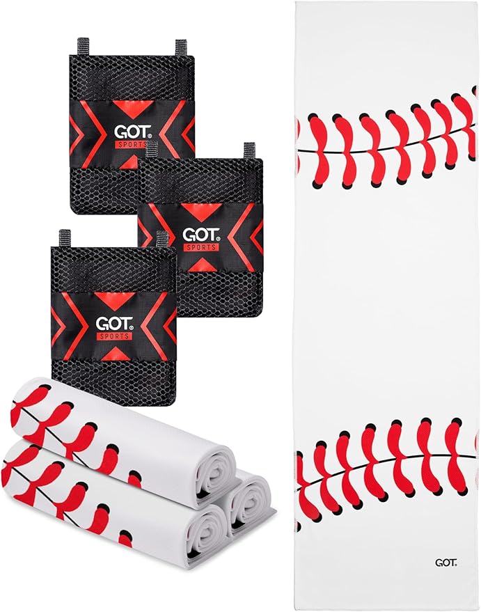 GOT Sports Cooling Towel (40" x 12") – Instant Cooling Neck & Face Wrap, Sweat Towel for Gym, Workout, Running & Extreme Heat