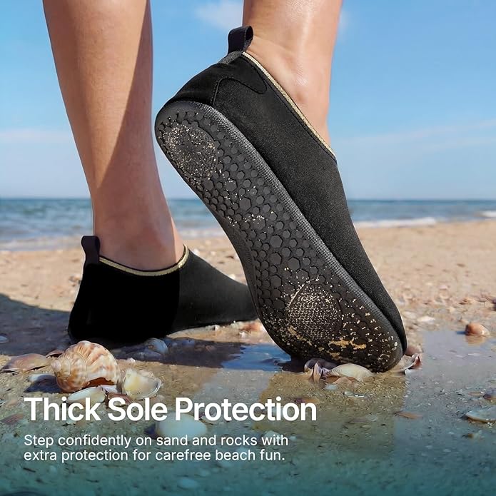 Water Shoes for Women Men Quick-Dry Aqua Socks Swim Beach Outfits Barefoot Yoga Exercise Wear Sport Accessories Pool Camping Must Haves River Hiking Adult Youth Size