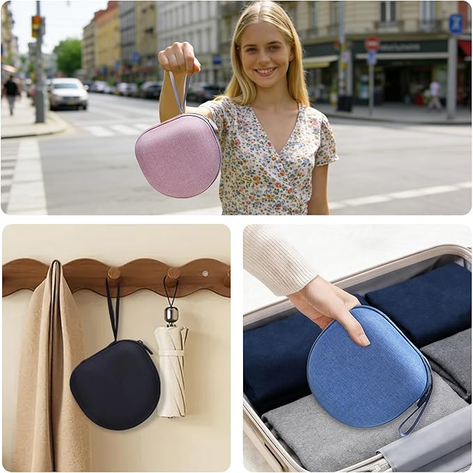Headphone Case Compatible with BERIBES/TOZO/KVIDIO/Beats/Soundcore Anker Noise Cancelling Over-Ear Headphones, Army Green