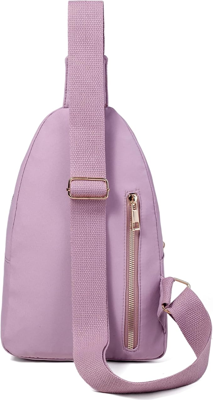 Banelu Crossbody Sling Backpack Sling Bag for Women, Small Cross Body Bag Crossbody Purse for Hiking Traveling Outdoors