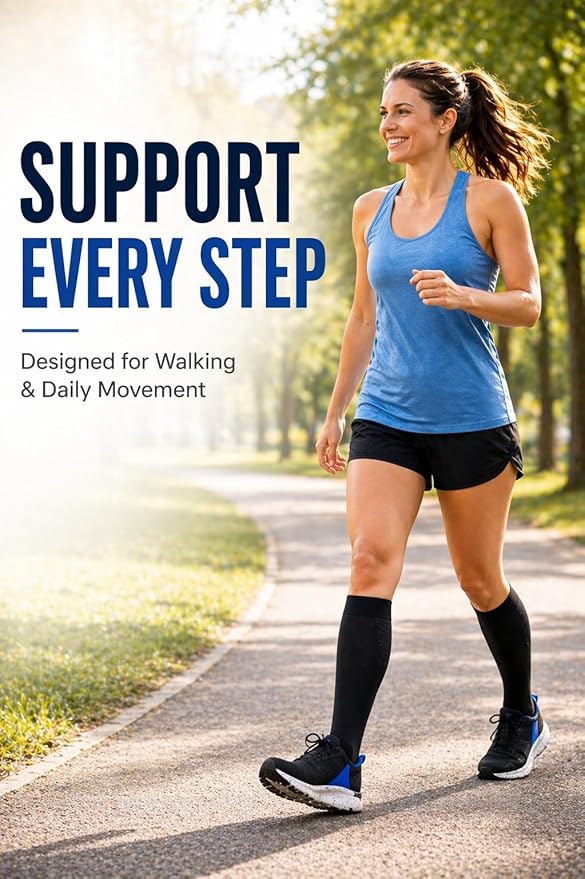 Aoliks Compression Socks for Women & Men 4 Pairs, Best Support for Nurses Running Travel