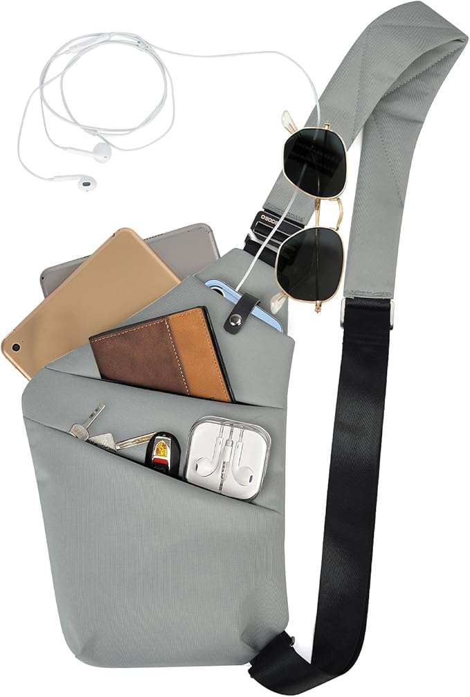 OSOCE Sling Bag for men, Anti Theft Crossbody bags for women | Water Resistant