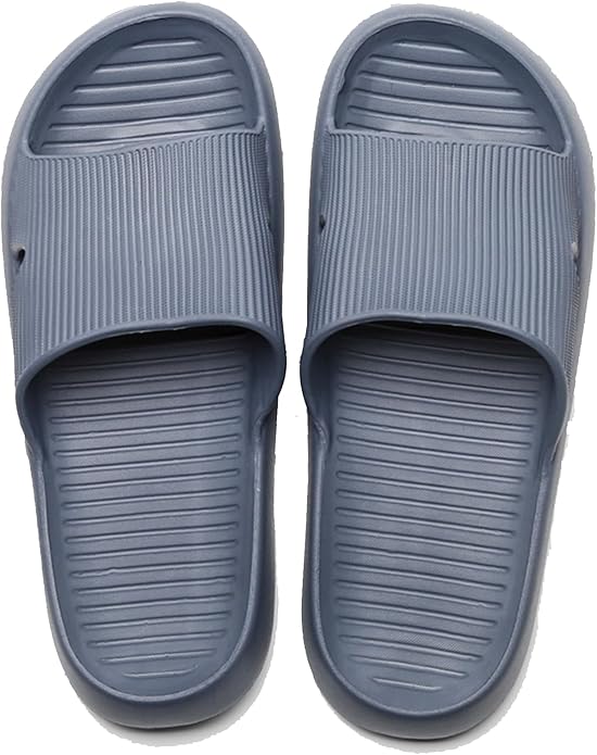 Anmerl Shower Shoes for Men and Women, Soft Lightweight Quick-Drying & Non-Slip House Slippers Slides for Bathroom, Pool, Beach, Indoor & Outdoor