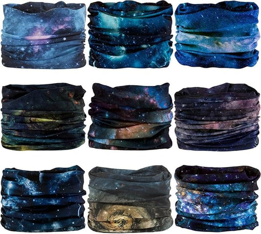 VANCROWN Headband Neck Gaiter Head Wrap Headwear Face Mask Magic Scarf Bandana for Men and Women