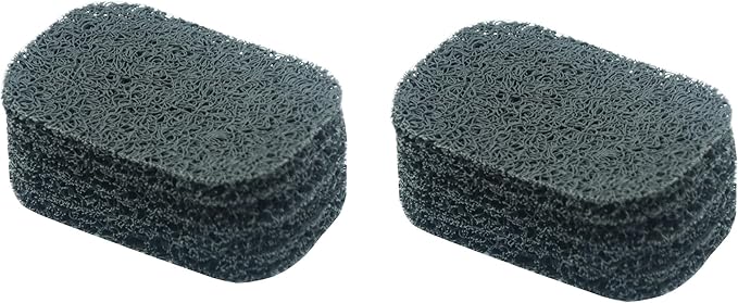 8 Pack Soap Saver Pads, Self Draining Soap Bars Holder Pads for Shower,Kitchen,Bathroom (Gray)
