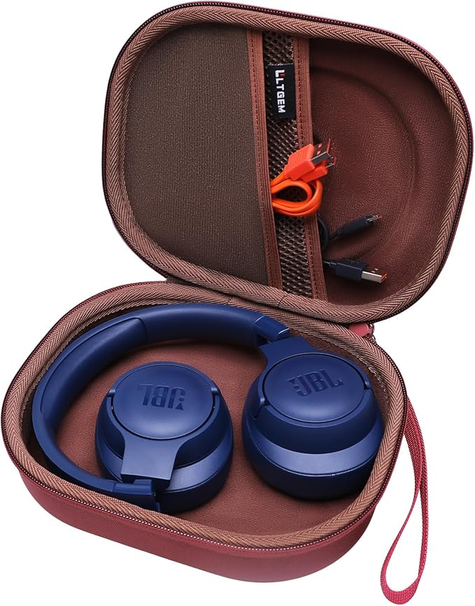 LTGEM Case Compatible with JBL Tune 770NC / 510BT / 720BT / 520BT / 520C / 670NC, for JBL Live 770NC / 670NC / 680NC / 780NC Headphones, Claret