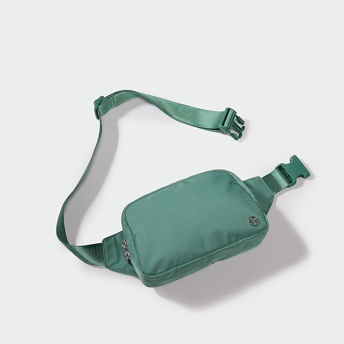 Pander Belt Bag Large 2L, Nylon Fanny Pack Purse for Women and Men with Adjustable Strap