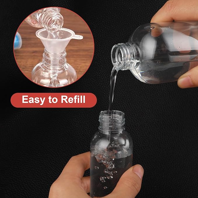 Molain 24Pcs Small Spray Bottles, No Leak And Clog Mister Spray Bottle, 3.5oz/100ml Empty Refillable Containers Reusable Liquid Container for Essential Oils Water Squirt