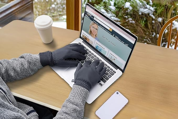 FEWTUR Winter Waterproof Gloves for Women and Men - Thermal Gloves with Touchscreen Fingers, Warm Gloves for Running, Bike and Hiking Cold Weather