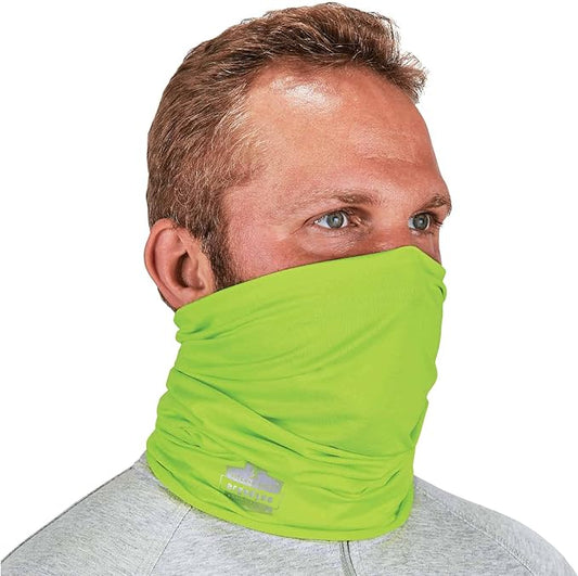 Ergodyne Chill-Its 6487 Cooling Neck Gaiter, Multiple Ways to Wear Headband or Face Mask