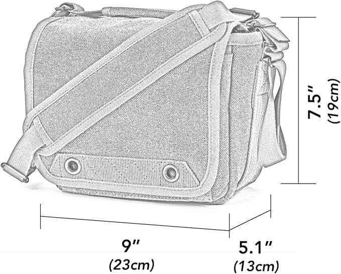 Think Tank Retrospective 4 V2.0 Canvas Shoulder Bag for Mirrorless or Standard DSLR Cameras and Photo Accessories - Pinestone - X-Small