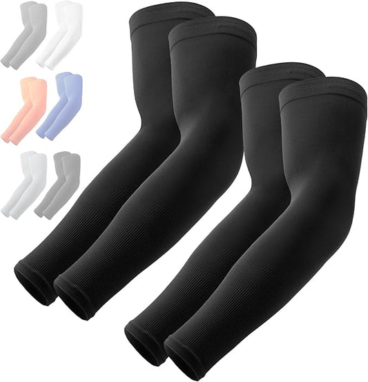 OutdoorEssentials UV Sun Sleeves for Men & Women, Cooling Arm Sleeves UPF 50+ | Golf, Tattoo Cover Up, Sun Protection