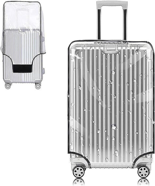 Yotako Clear PVC Suitcase Cover Protectors 32 Inch Luggage Cover for Wheeled Suitcase (32'') Gift