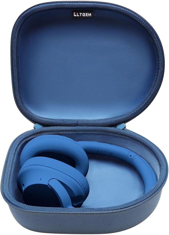 Headphone Headset Case Compatible with JBL, Beats, Sony, Soundcore Anker, Raycon, TOZO, SteelSeries, Logitech, Jabra, Bose, Audio-Technica, Sennheiser Headphones, Blue