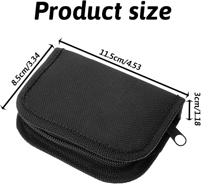 Small Sewing Kit, Durable Nylon Portable Small Travel Button Sewing Kit Complete Thread Needle Repair Tools with Zipper for Men Women Outdoor Travel Field Emergency (Black)