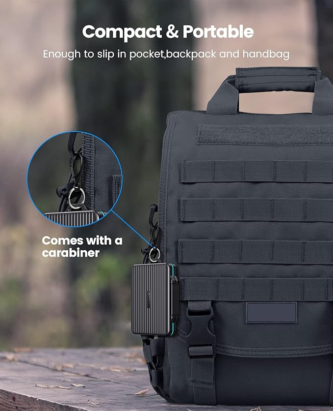 ORICO 24 Slots SD Card Case Holder Water Resistant & Anti-Shock Memory Card Case for SD/Micro SD SDXC SDHC TF Card Carrying Storage Organizer Protector Cover with Labels&Carabiner
