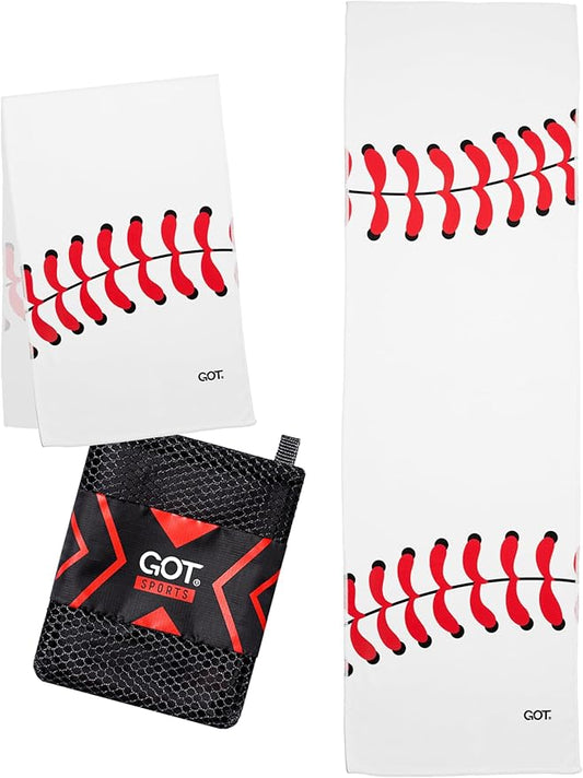 GOT Sports Cooling Towel (40" x 12") – Instant Cooling Neck & Face Wrap, Sweat Towel for Gym, Workout, Running & Extreme Heat
